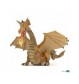 Feuerspeiender Drache, gold