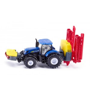 New Holland mit Pflanzen-