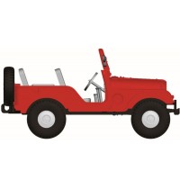 Jeep Universal, rot von Arwic