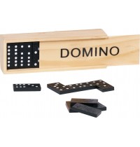 Dominospiel im Holzkaste
