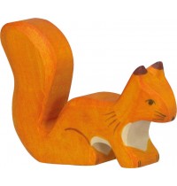 Eichhörnchen, stehend, orange