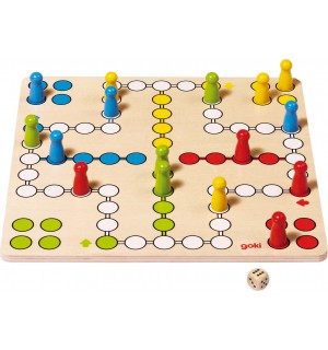 Brettspiel Ludo, goki basic.