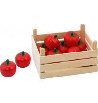 Tomaten in Gemüsekiste, Kiste