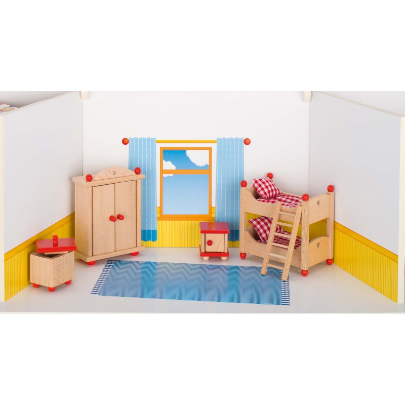 Kinderzimmer aus Holz,