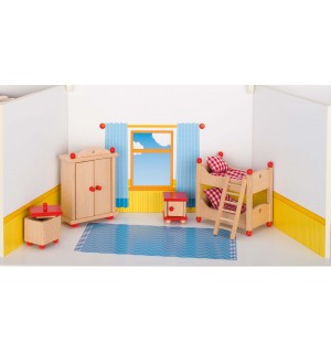 Kinderzimmer aus Holz,