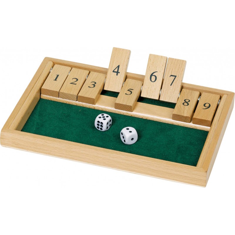 Shut the box Würfelspiel