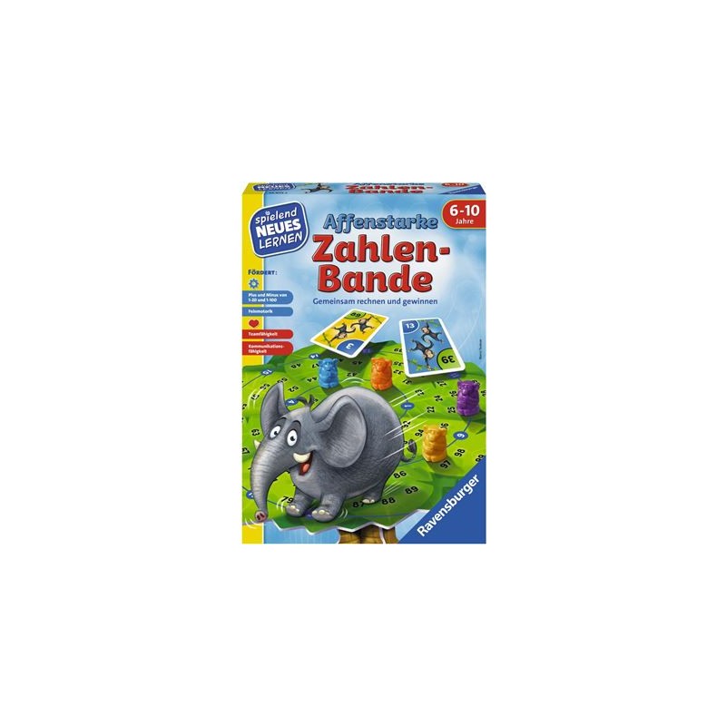 Ravensburger Spiel - Affenstarke Zahlen-Bande