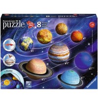 Ravensburger Spiel - 3D puzzleball - Planetenbox 27/54/72/108 Teile