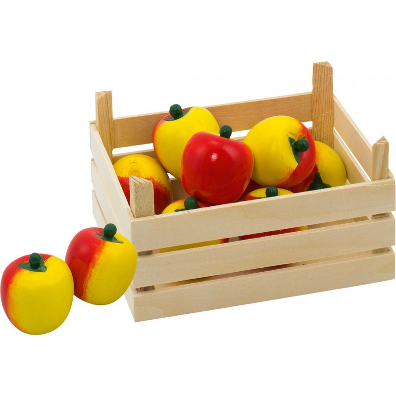 Äpfel in Obstkiste, Kiste: 13 