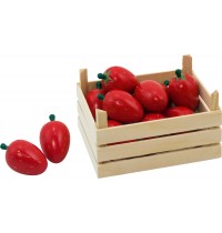 Erdbeeren in Obstkiste, Kiste 