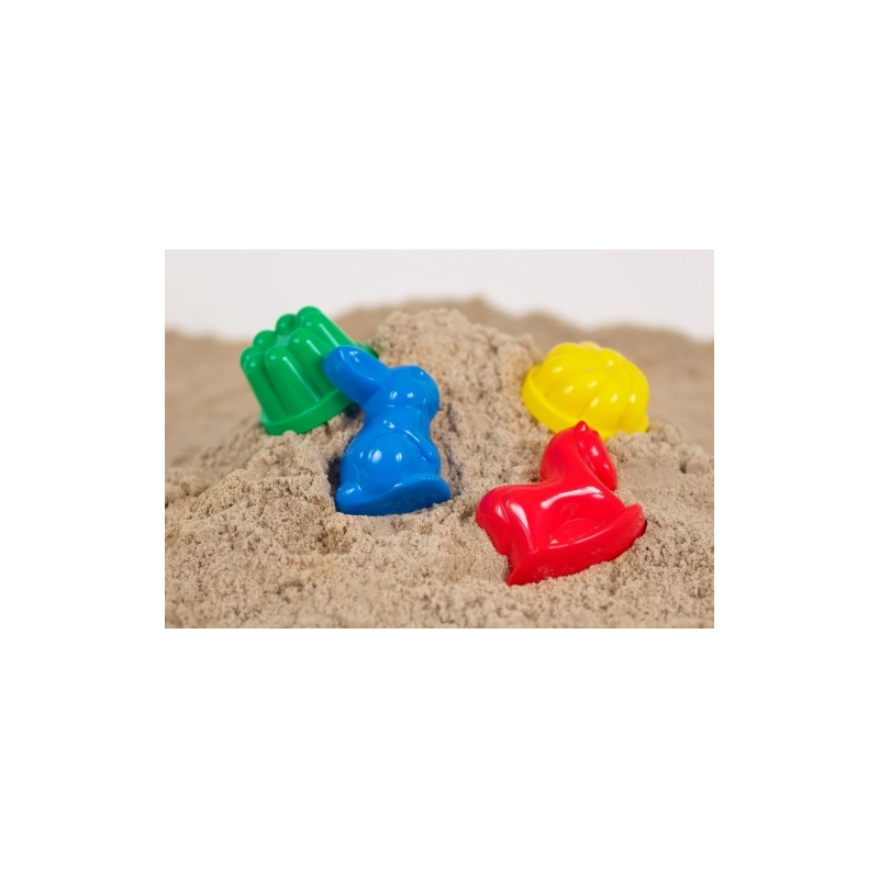 4 Formen farblich sortiert Outdoor active Sandformen 