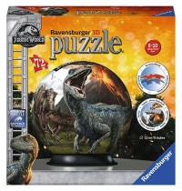 Ravensburger Spiel - 3D puzzleball - Jurassic World, 72 Teile