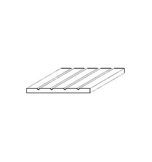 Strukturplatte, 1x150x300 mm. Evergreen