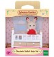 Sylvanian Families - Schokoladenhasen Baby mit Babybett