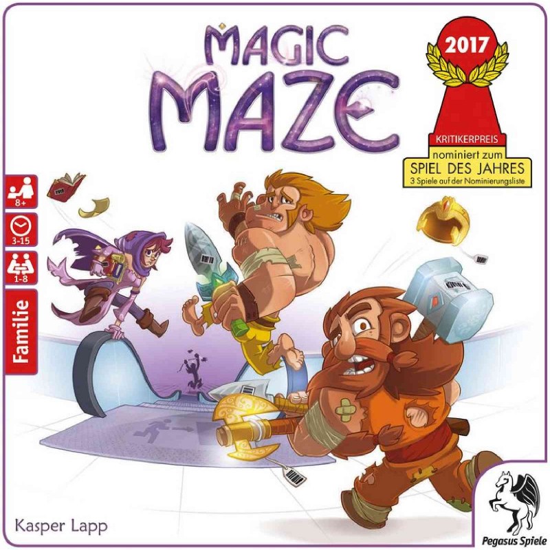 Pegasus - Magic Maze, deutsche Ausgabe Nominiert Spiel des Jahres 2017