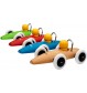 BRIO Toddler Push Alongs - Rennwagen im Display, 8 Stck, farbig sortiert