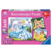 Ravensburger Puzzle - Palace Pets, 3x49 Teile