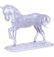 Jeruel Industrial - Crystal Puzzle, Pferd transparent, 100 Teile