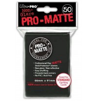 UltraPRO - Pro-Matte Sleeves Black, 50