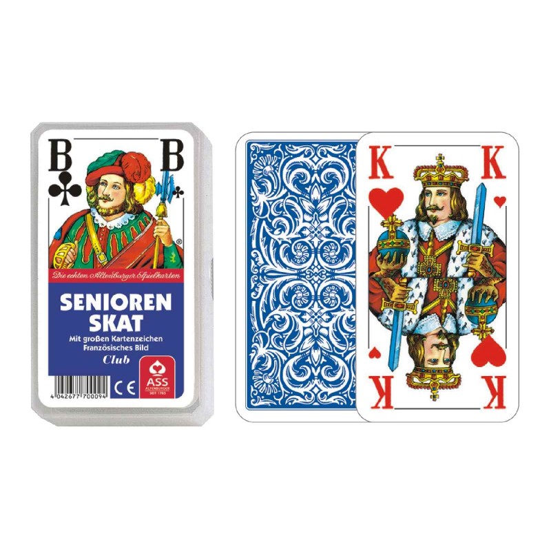 15er Set Skat Kartenspiel Frazösisches Bild Die echten Altenuger Spielkaten NEU 
