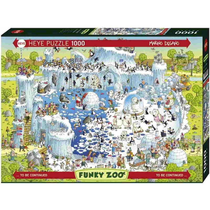 Heye - Standardpuzzle 1000 Teile - Degano Zoo Polar Habitat