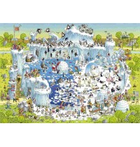 Heye - Standardpuzzle 1000 Teile - Degano Zoo Polar Habitat