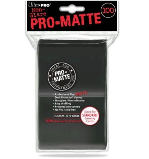 UltraPRO - Black Pro-Matte Sleeves, 100