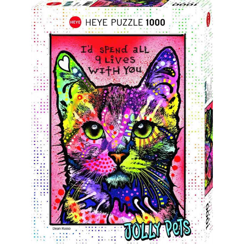 Heye - Standardpuzzle - 9 Lives, 1000 Teile