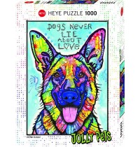 Heye - Standardpuzzle - Dogs Never Lie, 1000 Teile