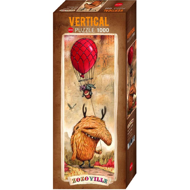 Heye - Verticalpuzzle - Red Balloon, 1000 Teile