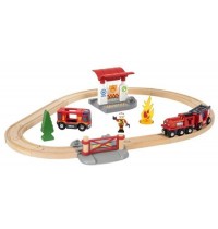 BRIO Bahn - Feuerwehr Set