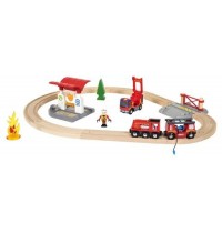 BRIO Bahn - Feuerwehr Set