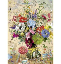 Heye - Triangularpuzzle - Flowers Life Triangular, 1000 Teile