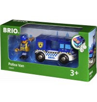 BRIO Bahn - Polizeiwagen mit Licht und Sound