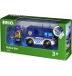 BRIO Bahn - Polizeiwagen mit Licht und Sound