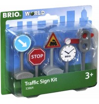 BRIO Bahn - Verkehrszeichen-Set