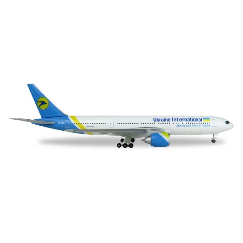 Herpa Wings Ukraine International Airlines Boeing 777 200 Ur Goa Herpa Wings