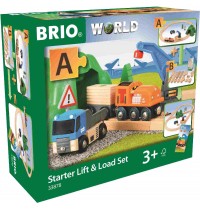 BRIO Bahn - Starterset Güterzug mit Kran