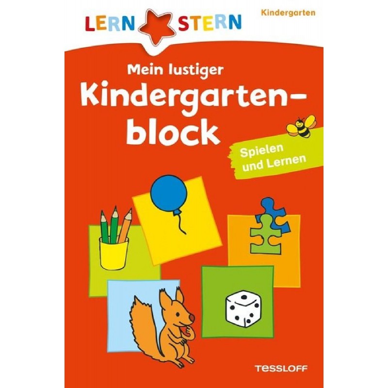 Tessloff - Lernstern - Mein lustiger Kindergartenblock - Spielen und Lernen