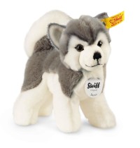 Steiff - Kuscheltiere - Haus- & Hoftiere - Bernie Husky, grau/weiß, 17cm