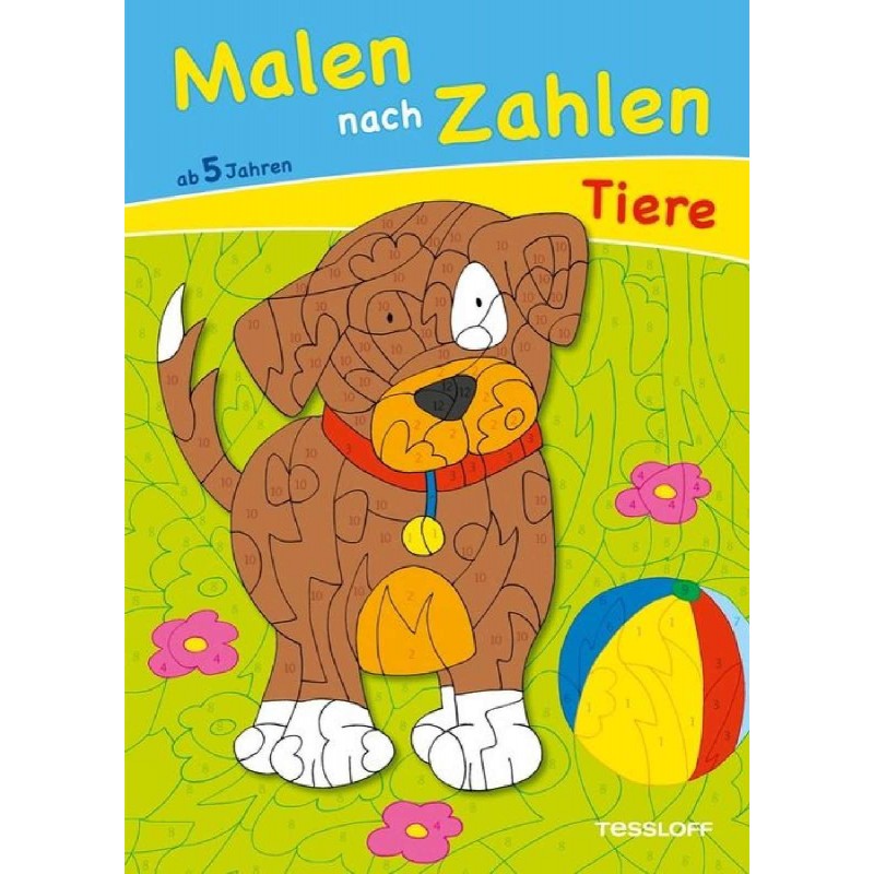 Tessloff - Malen, Rätseln & mehr - Malen nach Zahlen Tiere