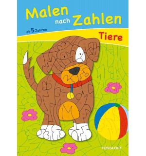 Tessloff - Malen, Rätseln & mehr - Malen nach Zahlen Tiere