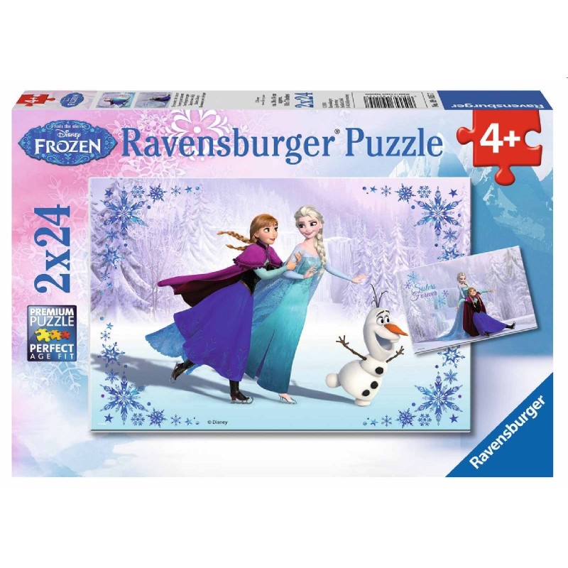 Ravensburger Puzzle - Schwestern für immer, 2x24 Teile