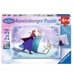 Ravensburger Puzzle - Schwestern für immer, 2x24 Teile