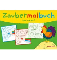 Tessloff - Malen, Rätseln & mehr - Zaubermalbuch. Bauernhof