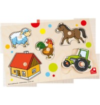 Selecta - Puzzle Bauernhof, 5 Teile