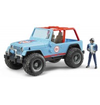 BRUDER - Jeep Cross Country Racer blau mit Rennfahrer