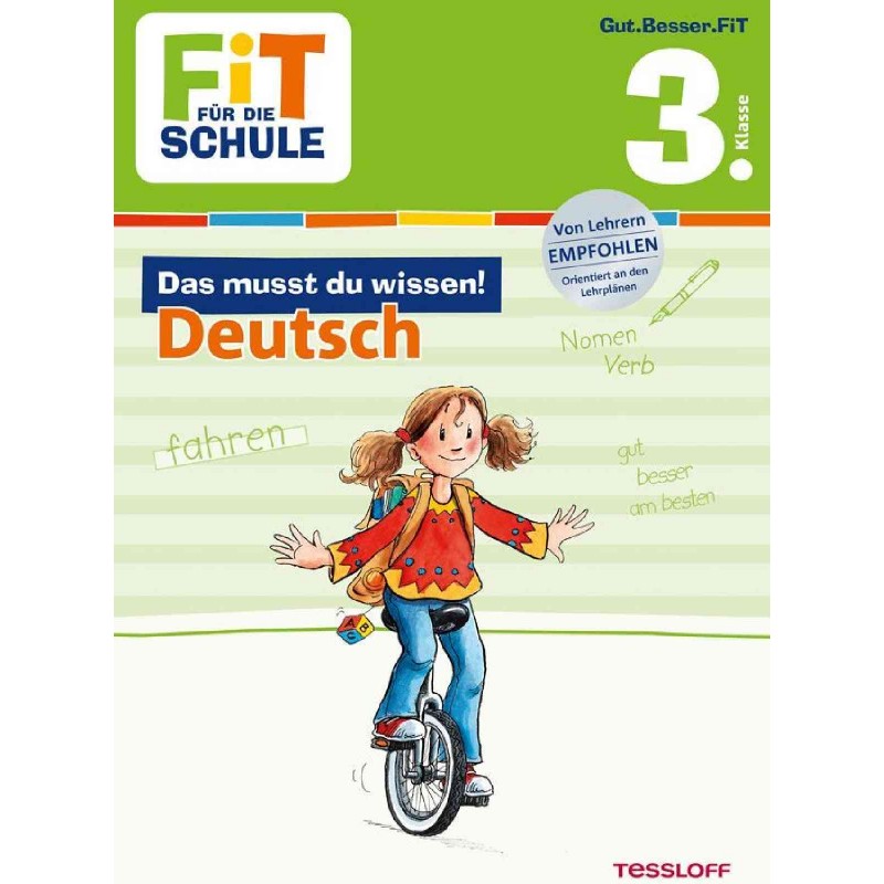 Tessloff - Fit für die Schule - Das musst du wissen! Deutsch 3. Klasse