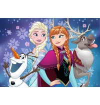 Ravensburger Puzzle - Frozen - Nordlichter, 2x24 Teile