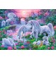 Ravensburger Puzzle - Einhörner im Abendrot, 150 XXL-Teile